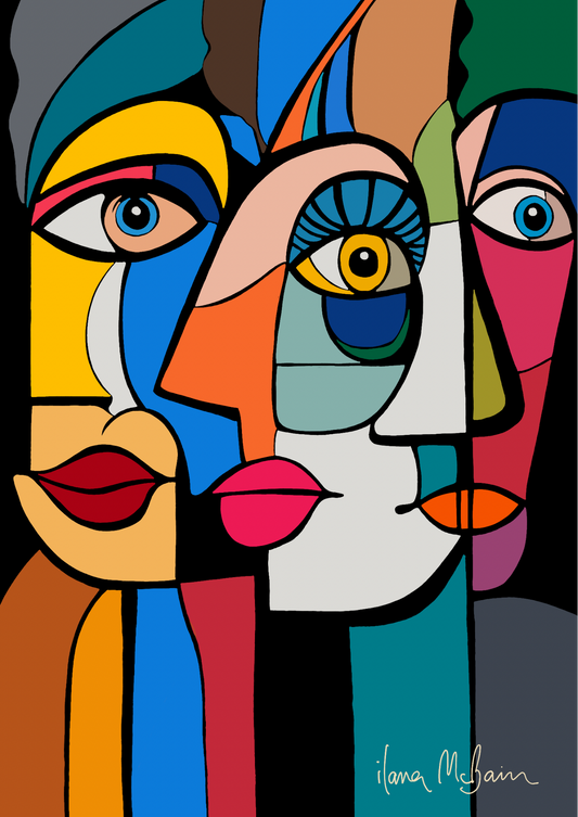 Connections, Wholeness in Form – Art Print by Ilana McBain