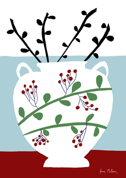 Elegance in a Vase – Flowers Print - A Quiet Story of Grace