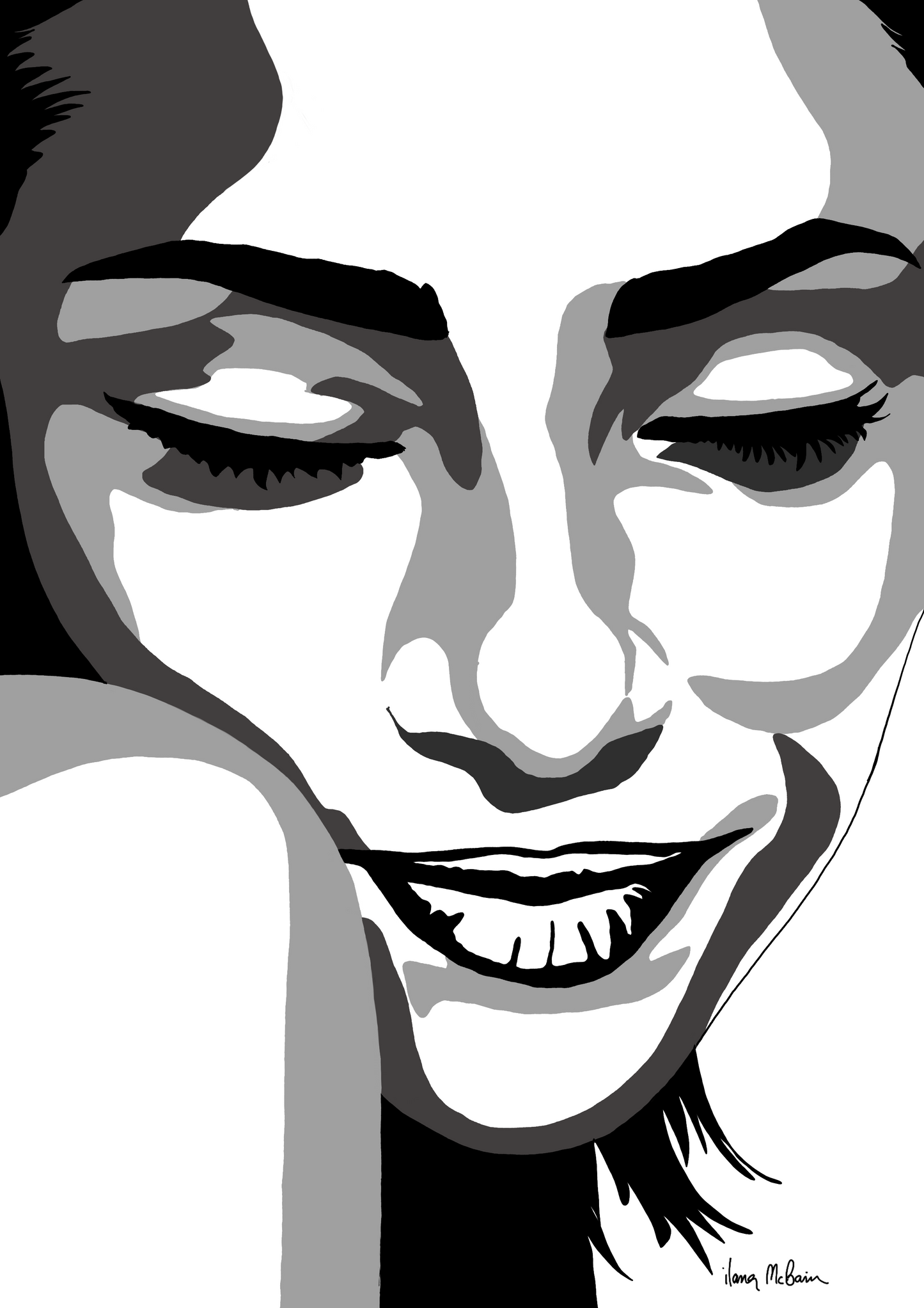 Beautiful Young Woman Personalised Portrait