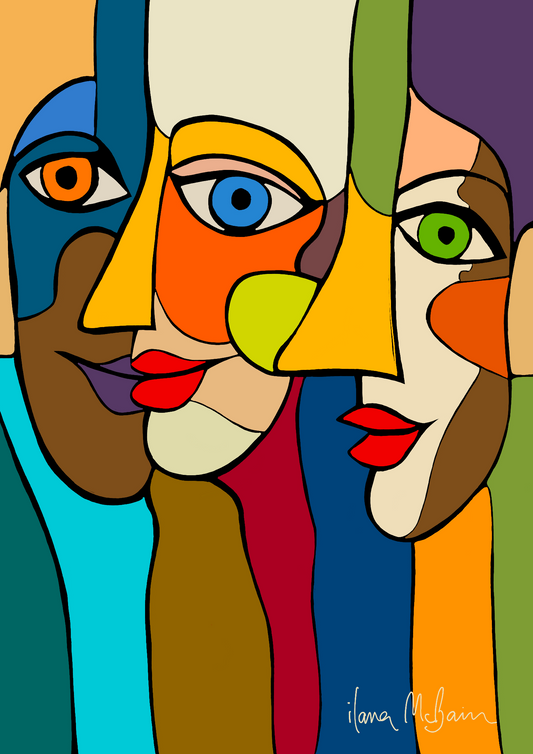 Emotions, Line and Belonging – An Art Print by Ilana McBain