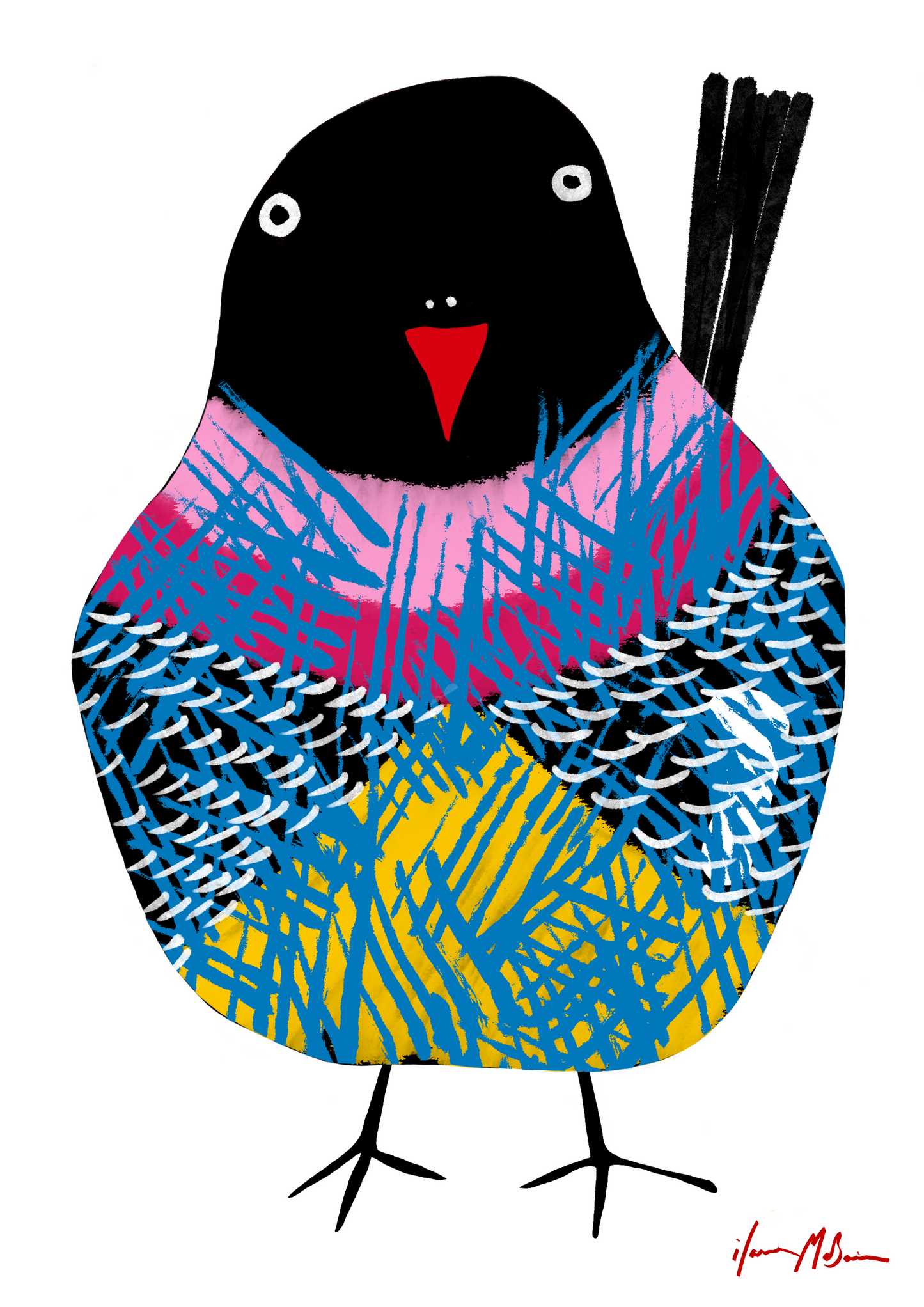 Ethereal Wings - Bird Art Print