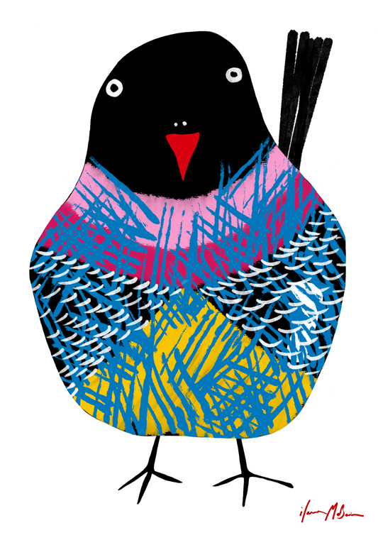 Ethereal Wings - Bird Art Print