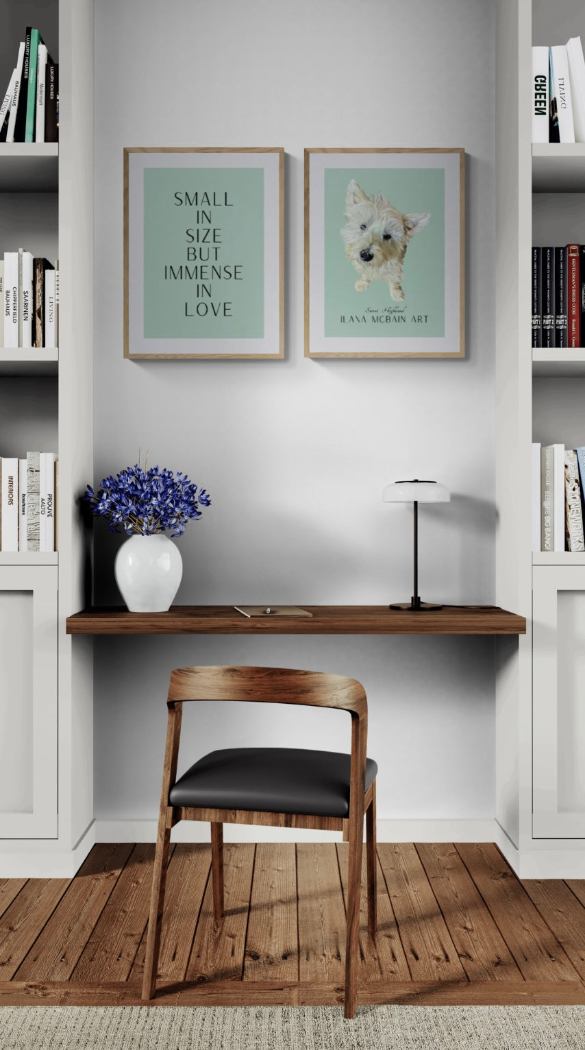 Ilana McBain Art, Hand-Painted Dachshund Art, Dachshund Original Illustration, Dachshund Painting, Dachshund Artwork, Dachshund Art Print, Dachshund Wall Art, Dachshund Pet Portrait, Inspirational Quotes, printable wall art