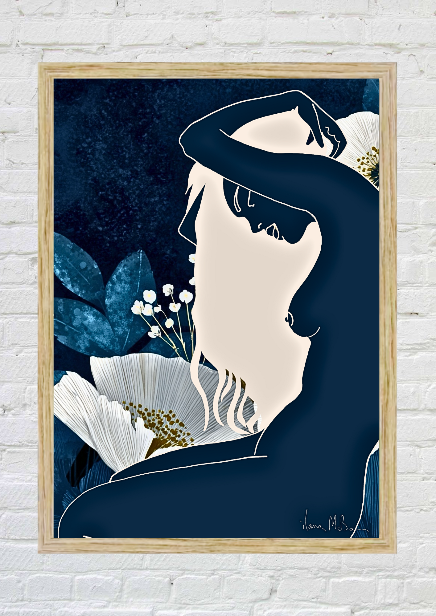 Blossom of the Temple – Art Print by Ilana McBain