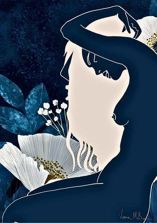 Blossom of the Temple – Art Print by Ilana McBain