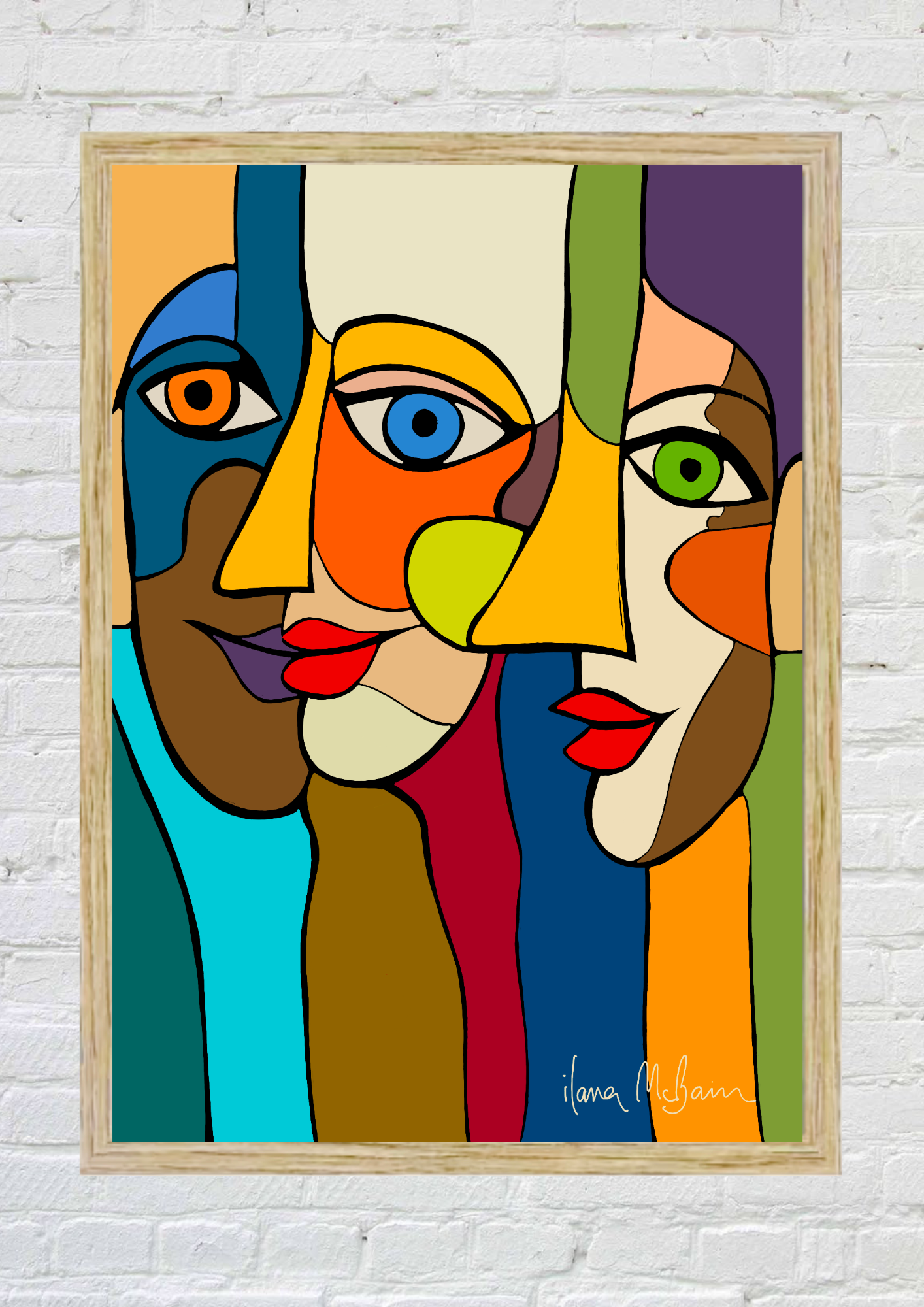 Emotions, Line and Belonging – An Art Print by Ilana McBain