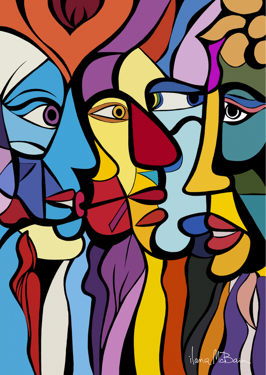 Intertwined – A Symbolic Painting of Shared Paths and People
by Ilana McBain