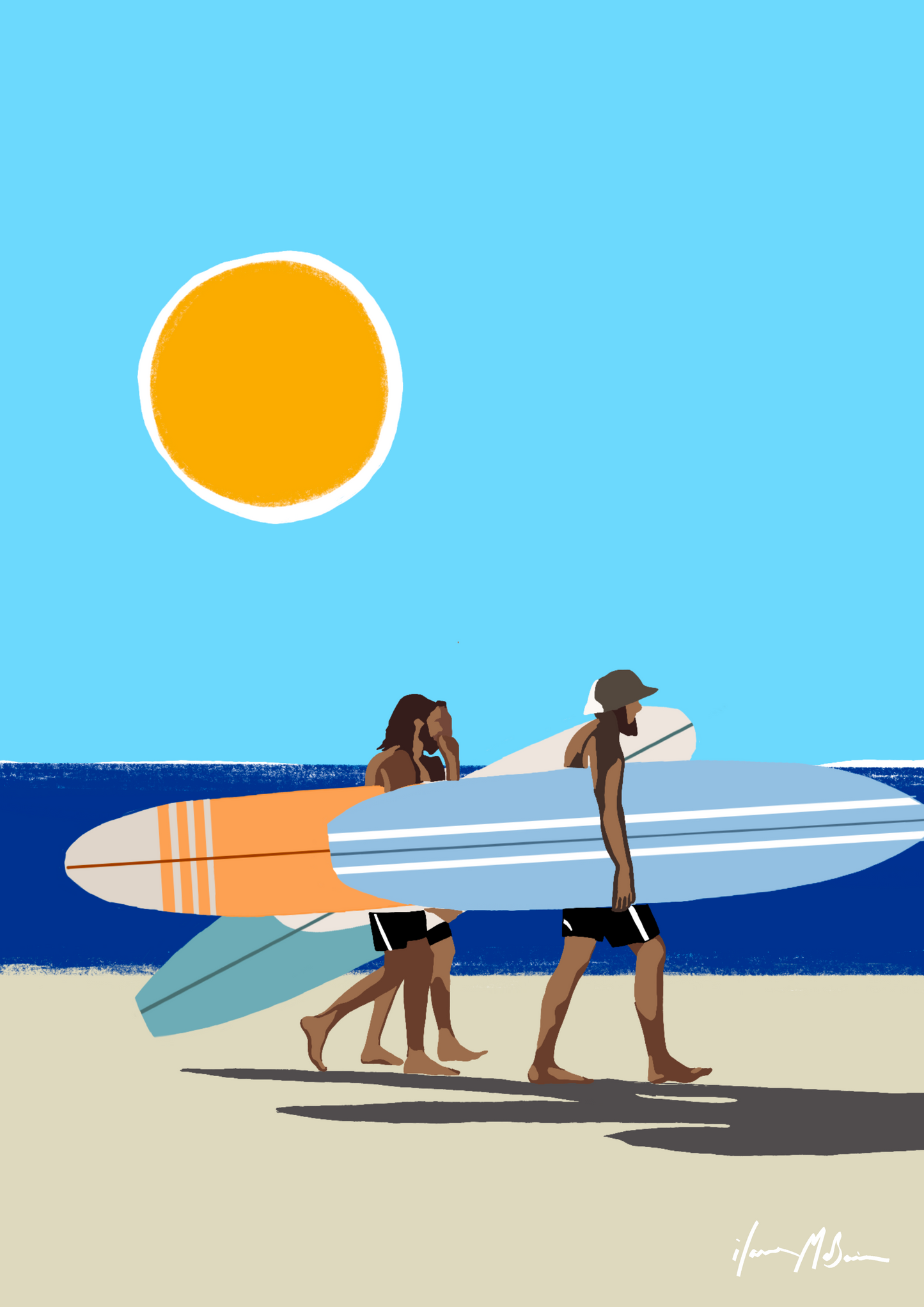 Wave Chasers – Surf Painting - Special Edition Print