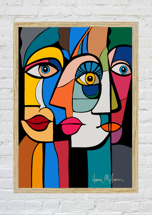 Connections, Wholeness in Form – Art Print by Ilana McBain