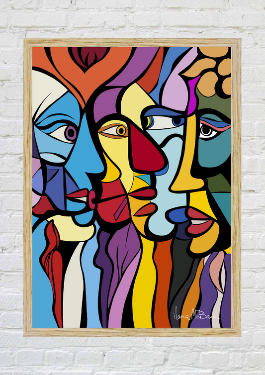 Intertwined – A Symbolic Painting of Shared Paths and People
by Ilana McBain